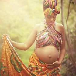 Ethnic pregnant woman